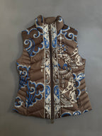 Emilio Pucci 2005 Quilted Down Ski Vest Gilet - S