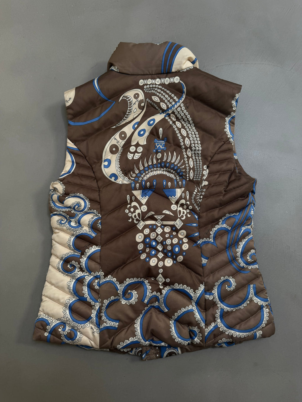Emilio Pucci 2005 Quilted Down Ski Vest Gilet - S