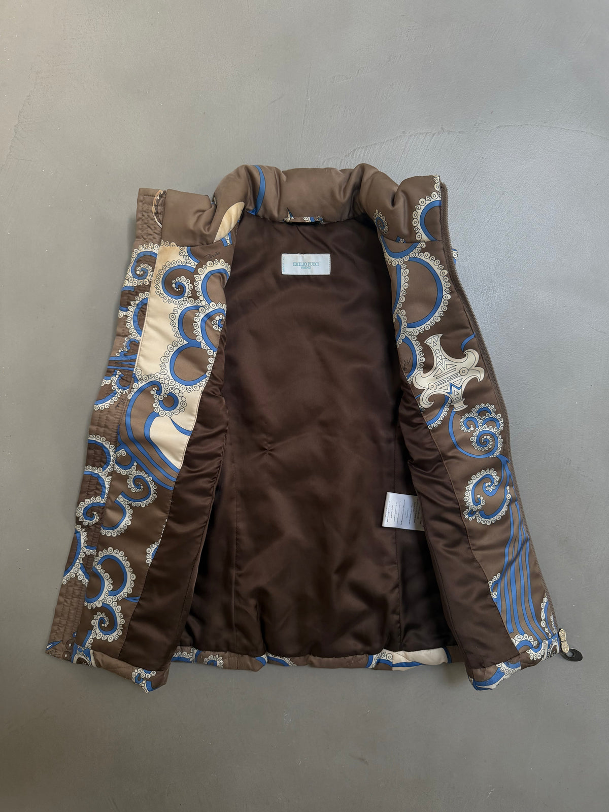 Emilio Pucci 2005 Quilted Down Ski Vest Gilet - S