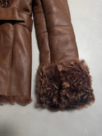 Emanuela Italian Vintage Penny Lane Shearling Coat - S