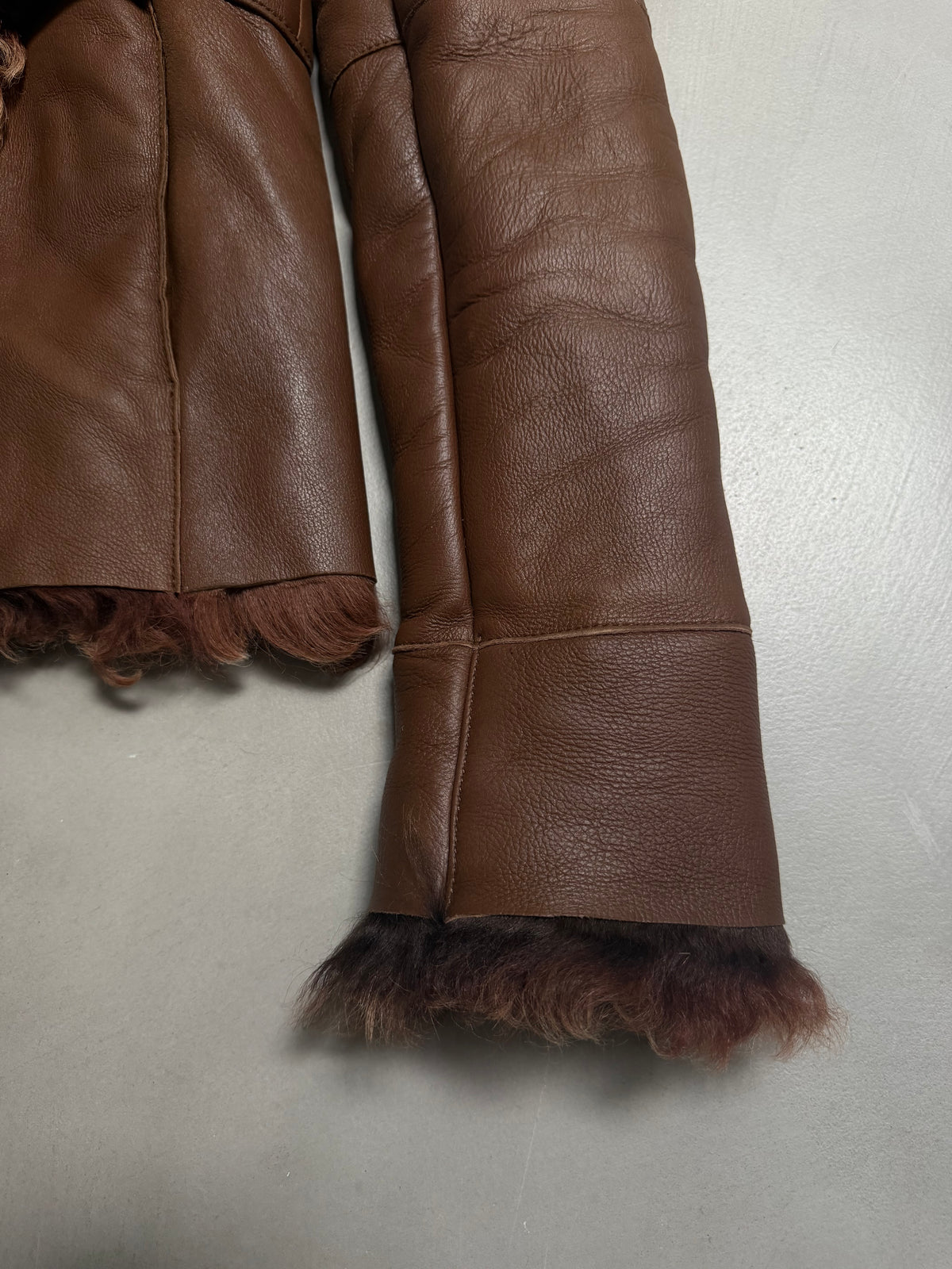 Emanuela Italian Vintage Penny Lane Shearling Coat - S