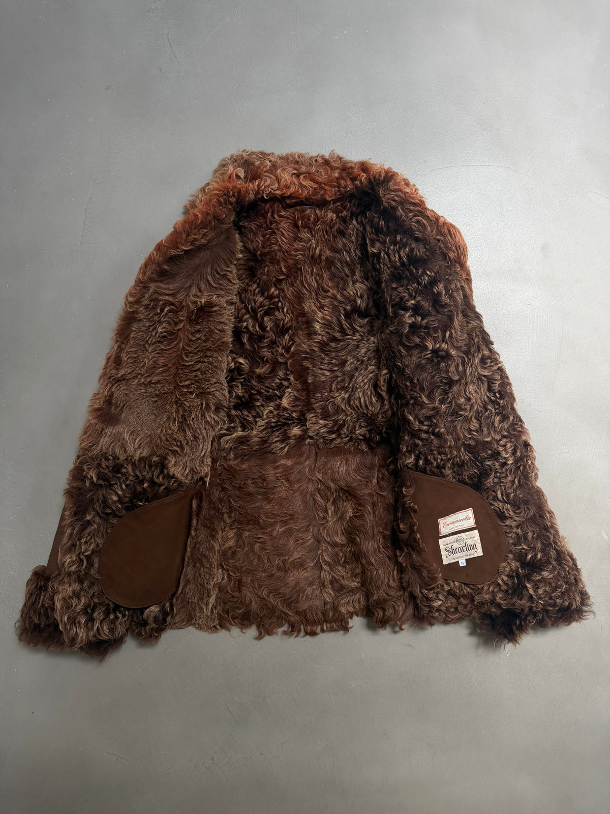 Emanuela Italian Vintage Penny Lane Shearling Coat - S