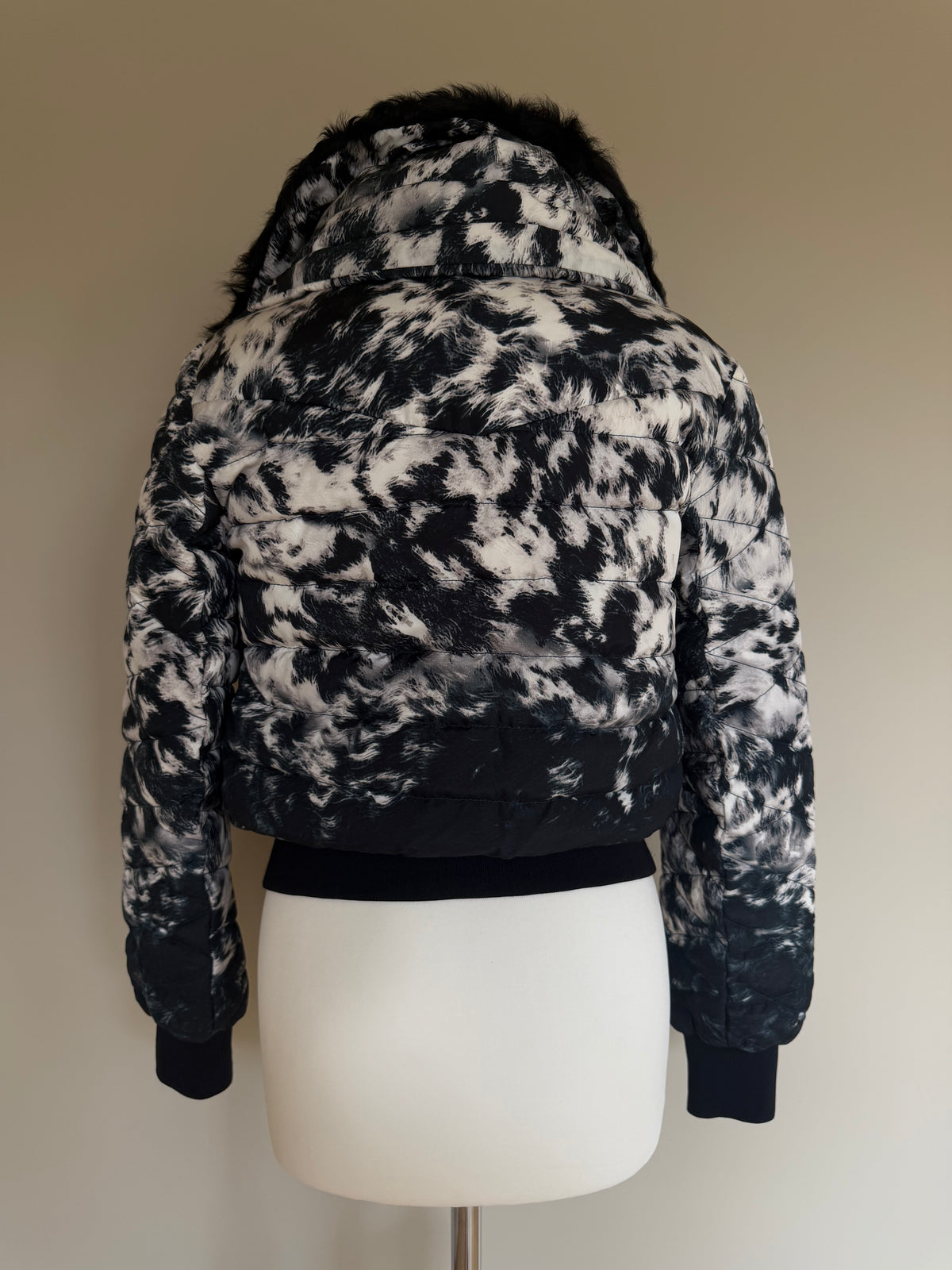 Just Cavalli A/W 2012 Cropped Puffer Jacket - M