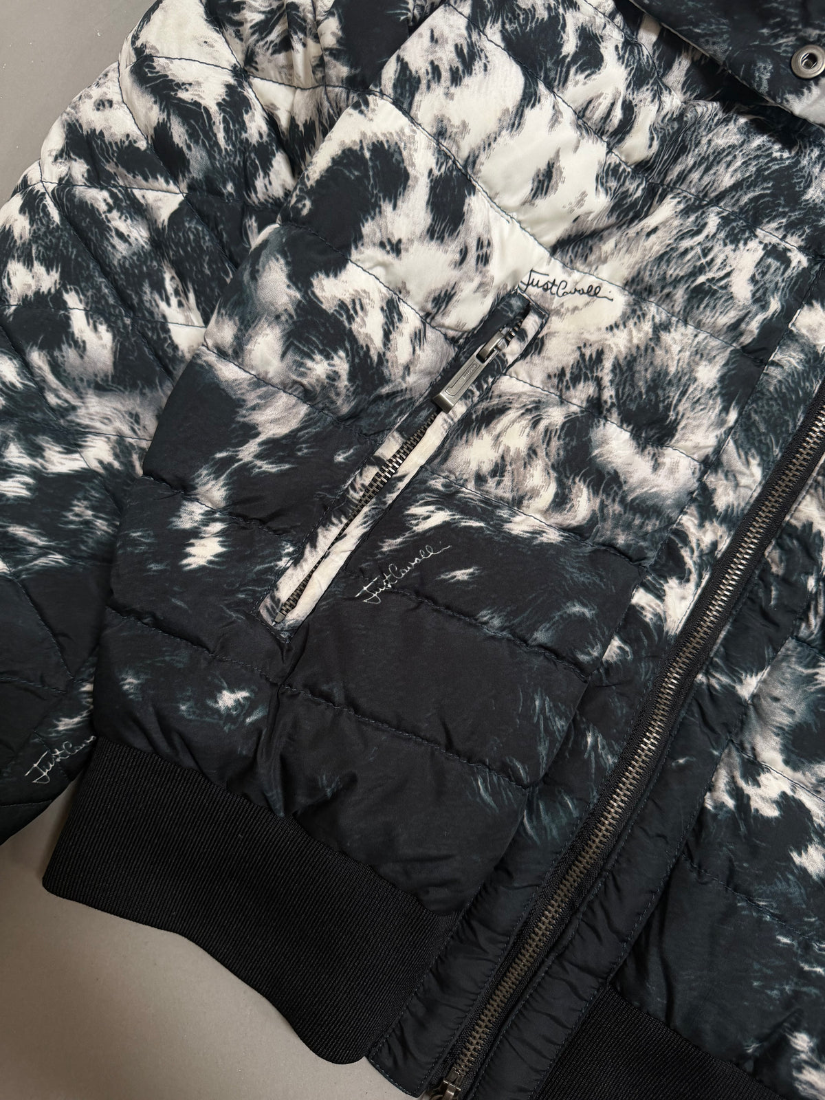 Just Cavalli A/W 2012 Cropped Puffer Jacket - M