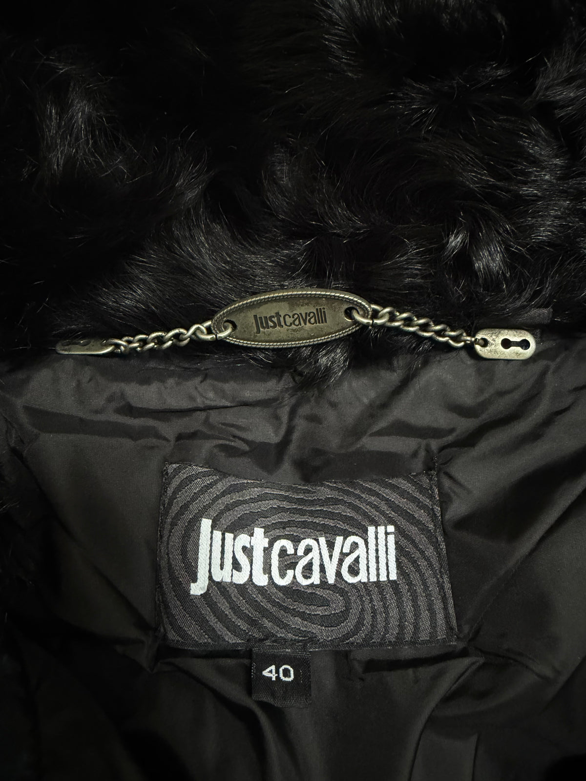Just Cavalli A/W 2012 Cropped Puffer Jacket - M