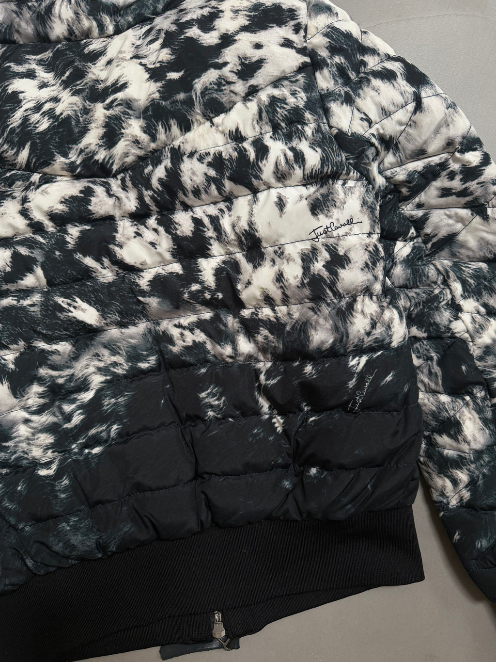 Just Cavalli A/W 2012 Cropped Puffer Jacket - M