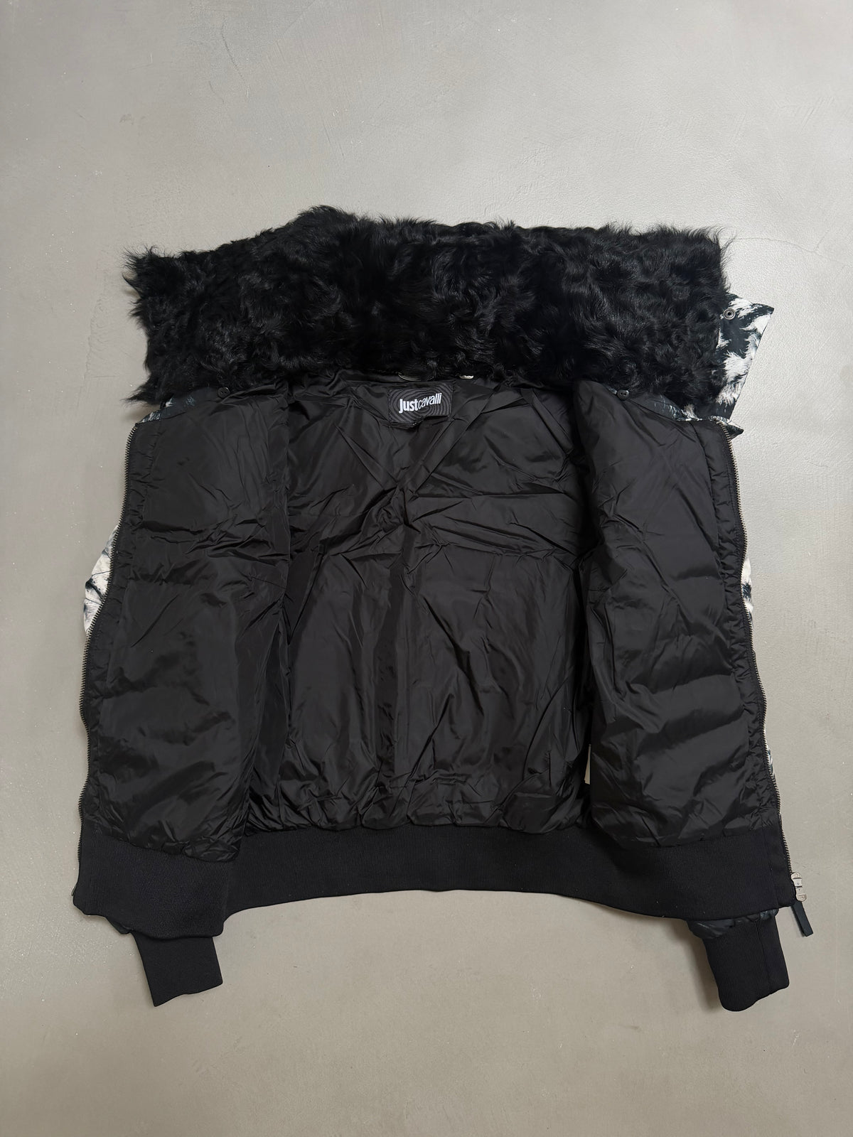 Just Cavalli A/W 2012 Cropped Puffer Jacket - M