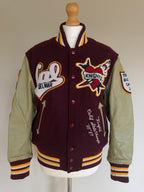 Whitesville Toyo Enterprise AW17 'Knights' Letterman Varsity Jacket - S