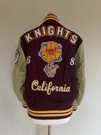 Whitesville Toyo Enterprise AW17 'Knights' Letterman Varsity Jacket - S