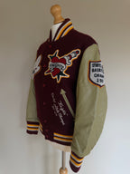 Whitesville Toyo Enterprise AW17 'Knights' Letterman Varsity Jacket - S