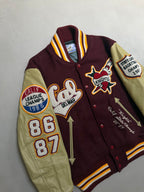 Whitesville Toyo Enterprise AW17 'Knights' Letterman Varsity Jacket - S