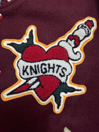 Whitesville Toyo Enterprise AW17 'Knights' Letterman Varsity Jacket - S