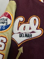 Whitesville Toyo Enterprise AW17 'Knights' Letterman Varsity Jacket - S