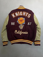 Whitesville Toyo Enterprise AW17 'Knights' Letterman Varsity Jacket - S