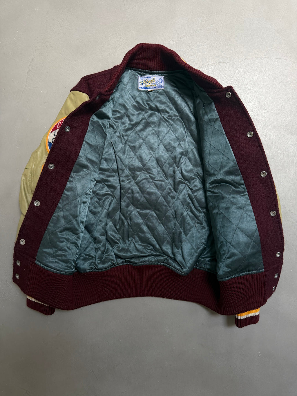 Whitesville Toyo Enterprise AW17 'Knights' Letterman Varsity Jacket - S