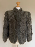 Rotiny Persian Lamb Curled Fur Jacket - S