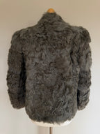 Rotiny Persian Lamb Curled Fur Jacket - S