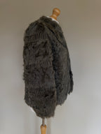 Rotiny Persian Lamb Curled Fur Jacket - S