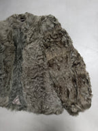 Rotiny Persian Lamb Curled Fur Jacket - S