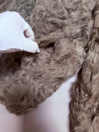 Rotiny Persian Lamb Curled Fur Jacket - S