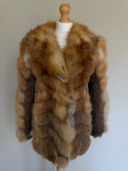 Emba 1980's Vintage Red Fox Fur Coat - S