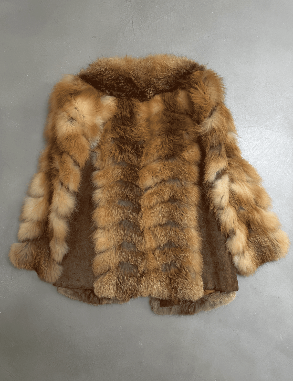 Emba 1980's Vintage Red Fox Fur Coat - S