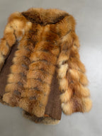 Emba 1980's Vintage Red Fox Fur Coat - S