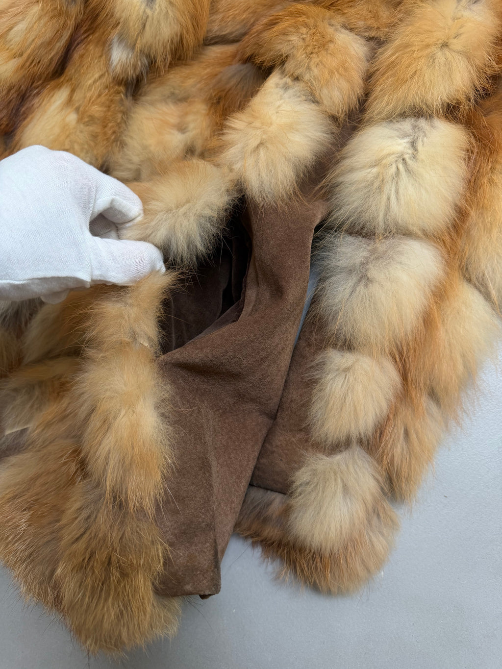 Emba 1980's Vintage Red Fox Fur Coat - S