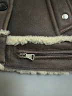 Dolce & Gabbana AW03 Flight Aviator B-3 Shearling Jacket - XS