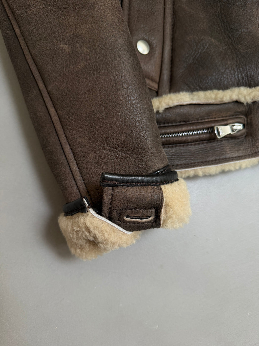 Dolce & Gabbana AW03 Flight Aviator B-3 Shearling Jacket - XS