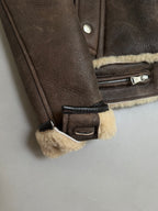 Dolce & Gabbana AW03 Flight Aviator B-3 Shearling Jacket - XS