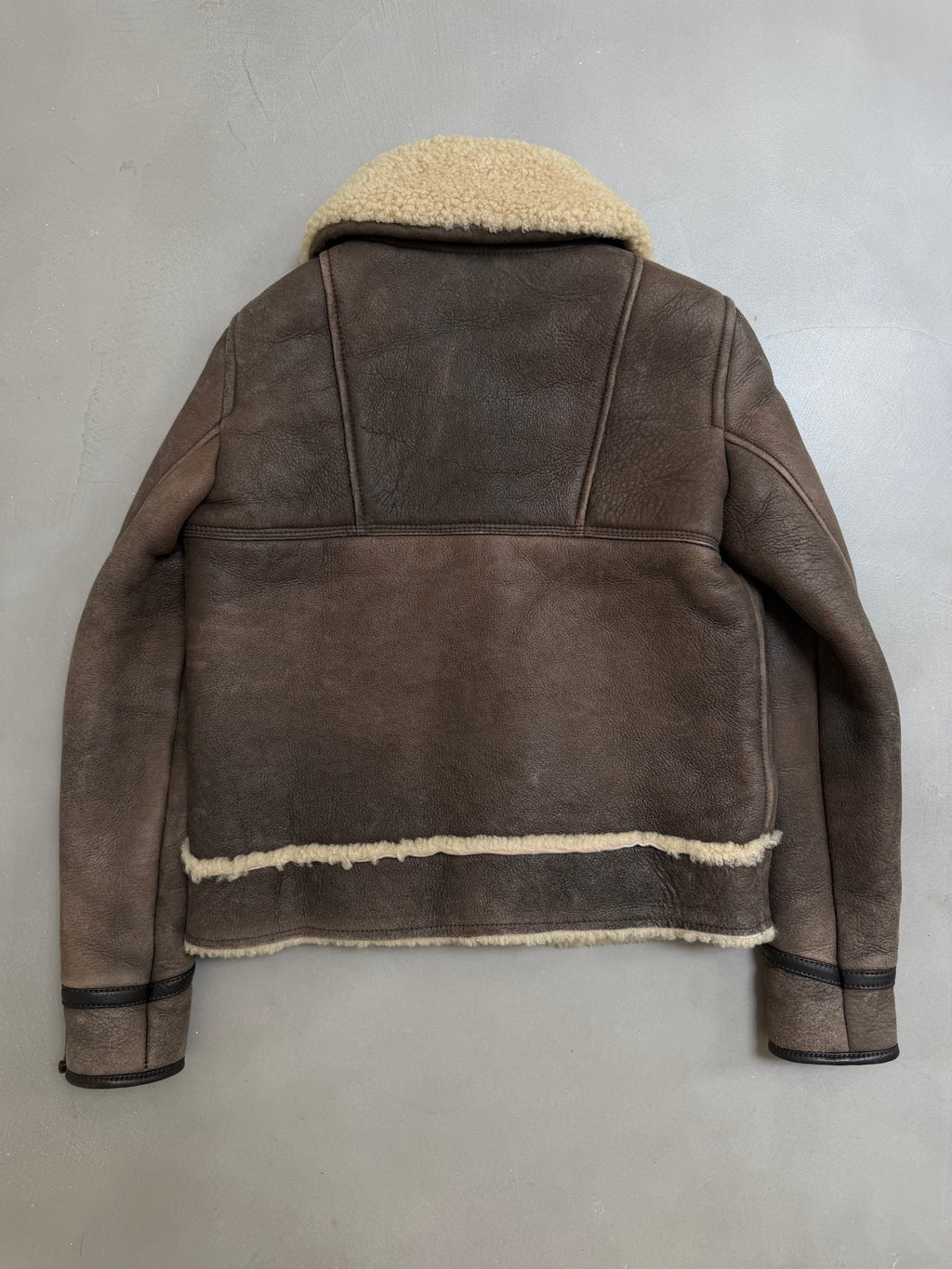 Dolce & Gabbana AW03 Flight Aviator B-3 Shearling Jacket - XS