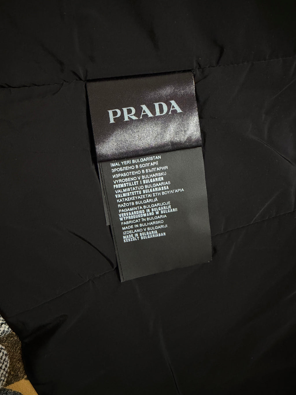 Prada AW14 Geometric Double Breasted Jacket With Shearling Collar - XS