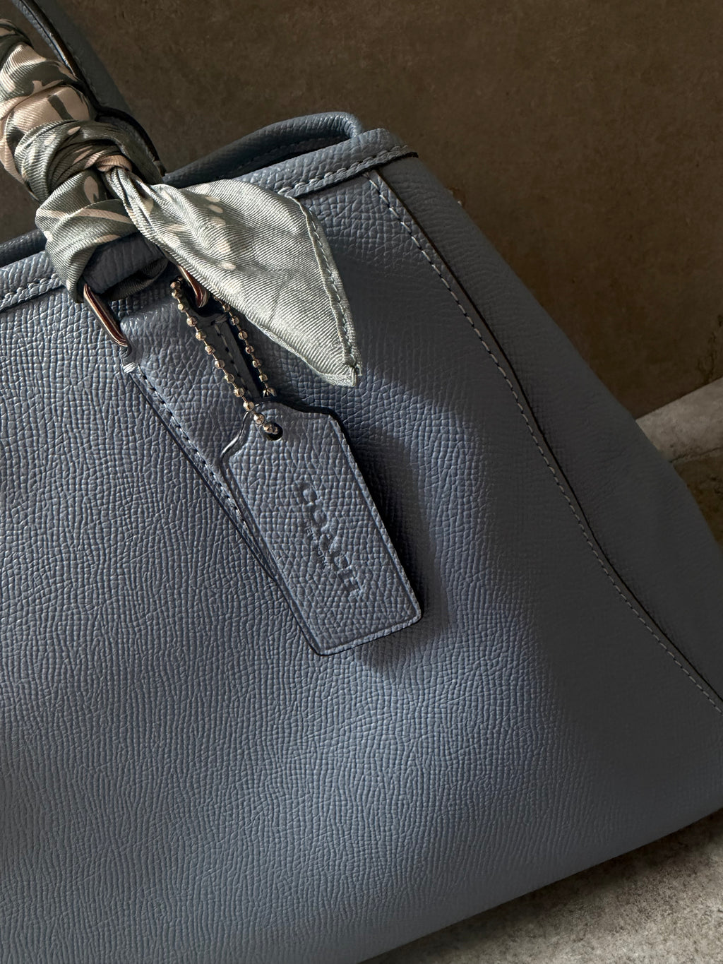 Coach Lillie Carryall Powder Blue
