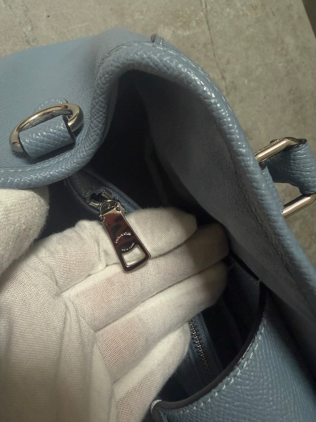 Coach Lillie Carryall Powder Blue