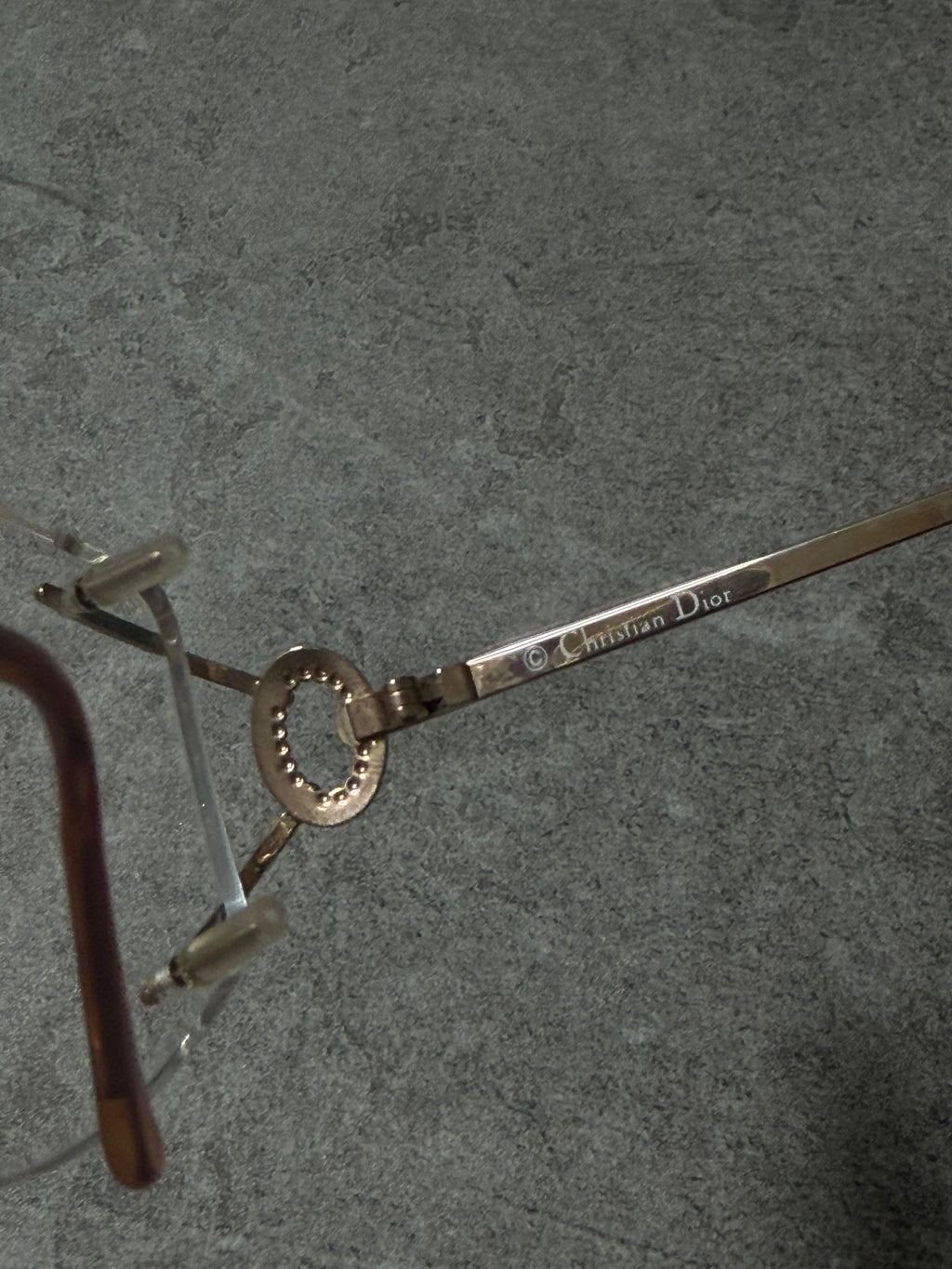 Christian Dior Rimless Eyeglasses