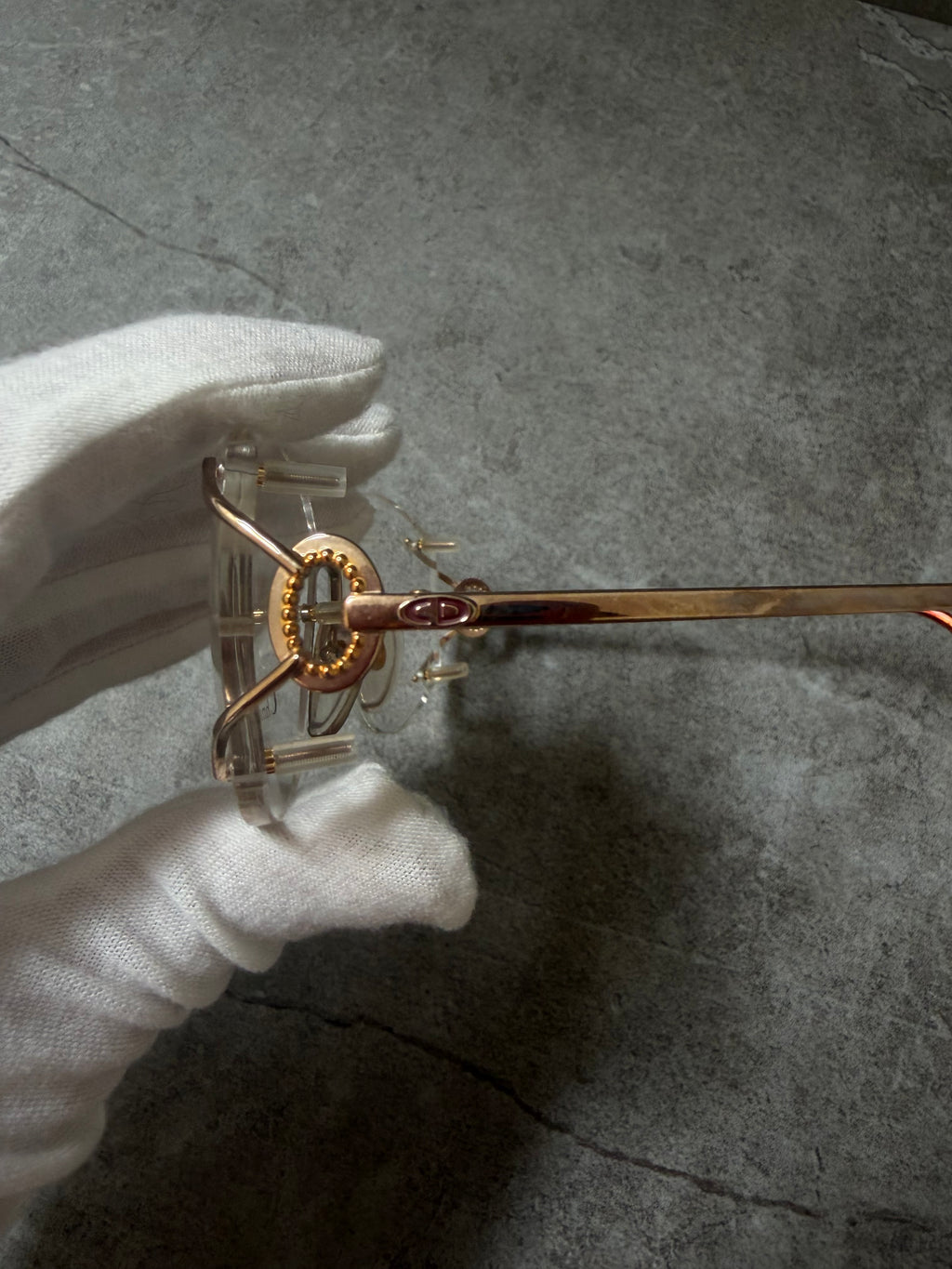 Christian Dior Rimless Eyeglasses