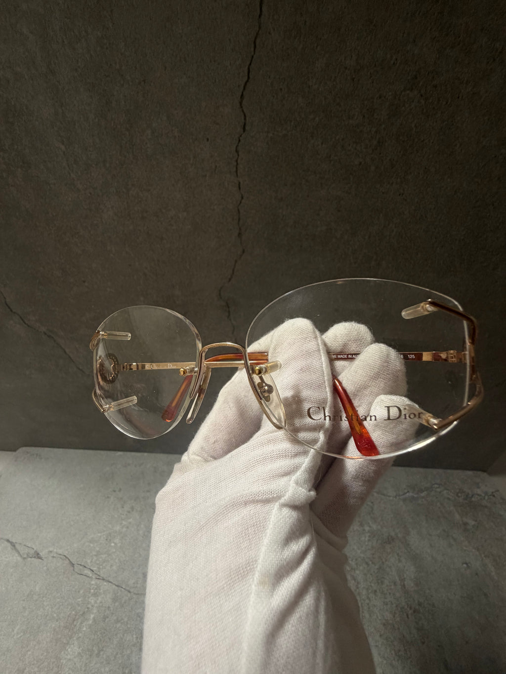 Christian Dior Rimless Eyeglasses