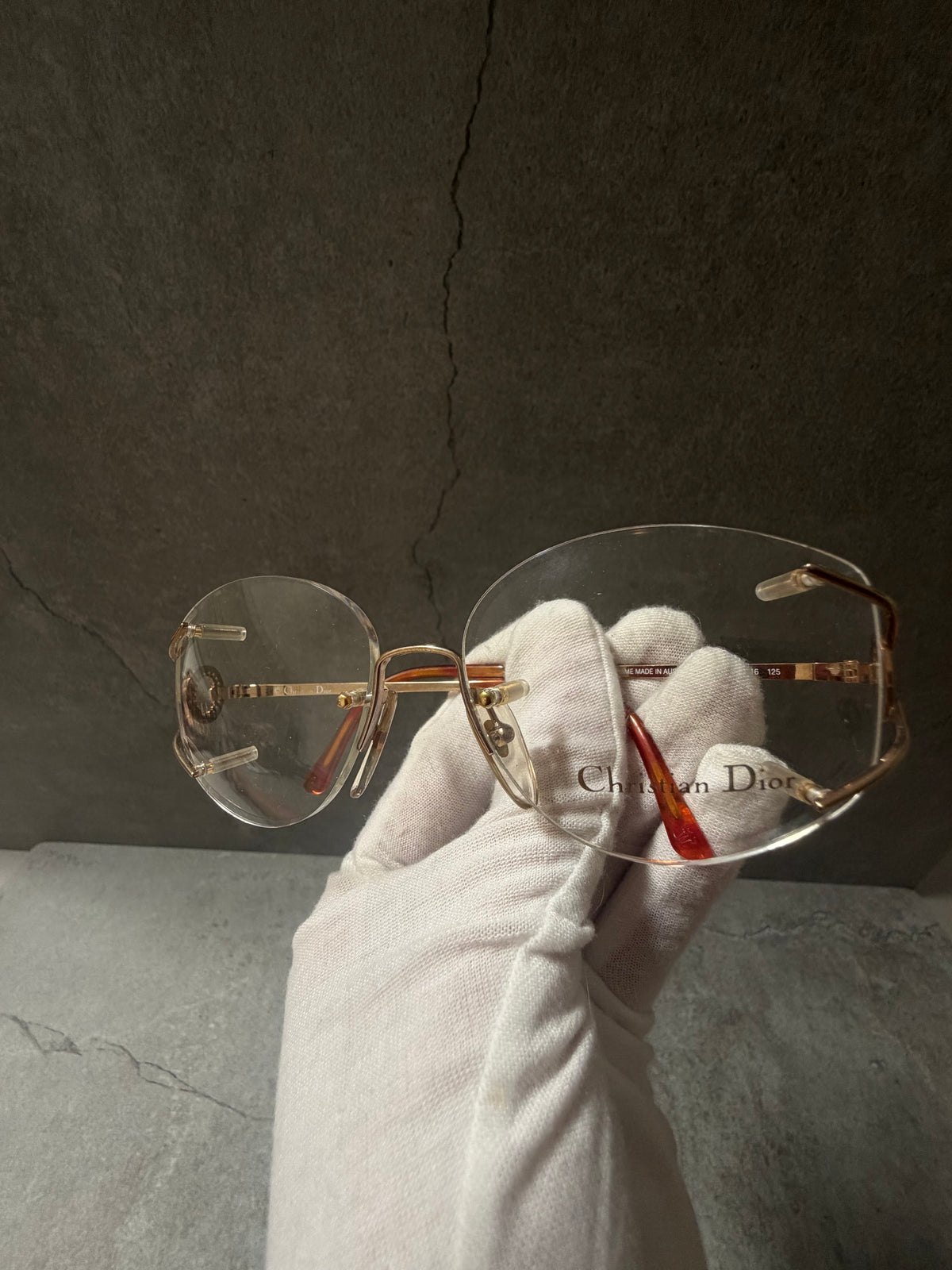 Christian Dior Rimless Eyeglasses