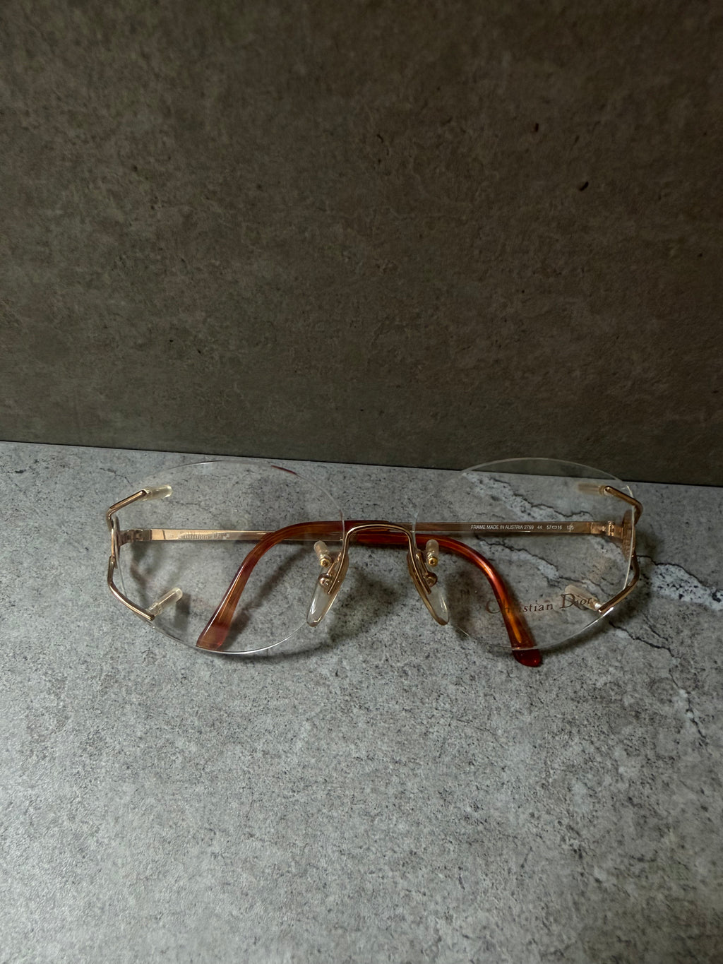 Christian Dior Rimless Eyeglasses