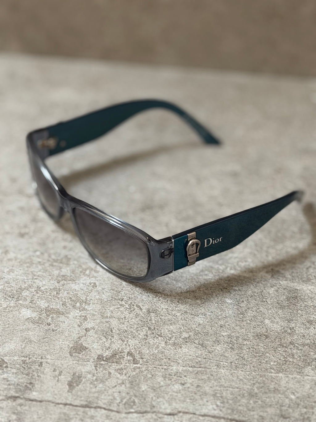 Christian Dior 'Dior Made 2' Blue Buckle Sunglasses