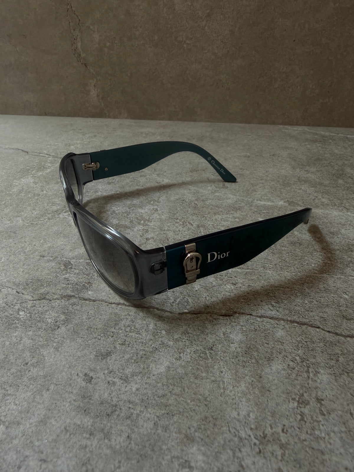 Christian Dior 'Dior Made 2' Blue Buckle Sunglasses