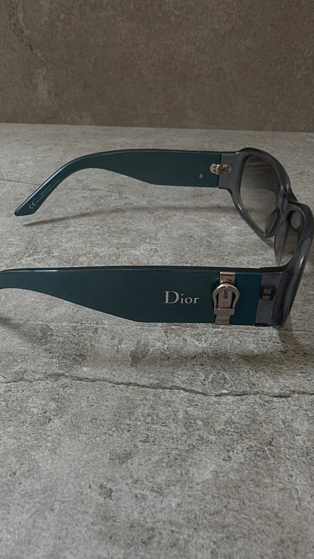 Christian Dior 'Dior Made 2' Blue Buckle Sunglasses