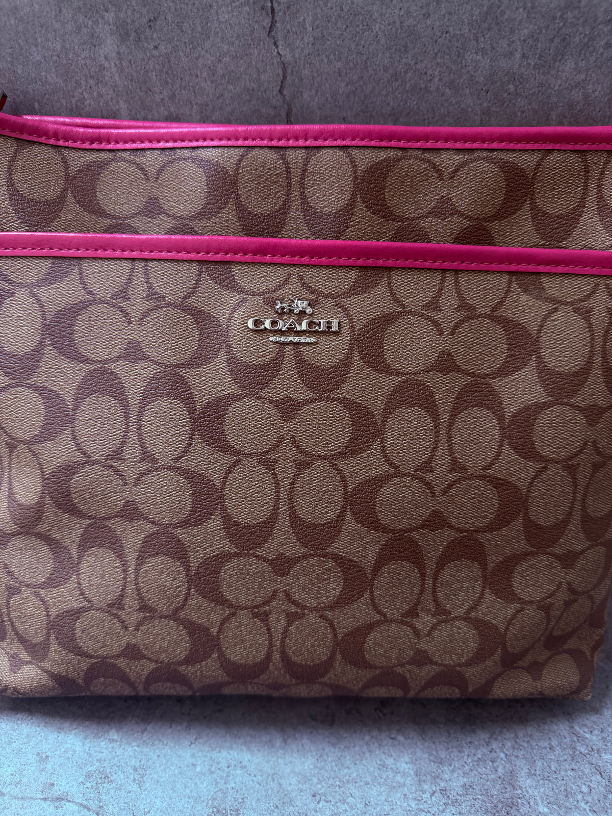 Coach Crossbody Coated Canvas Bag