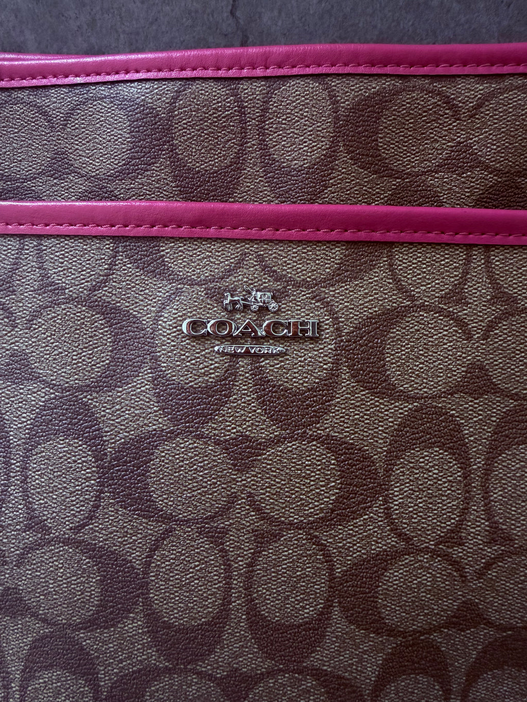 Coach Crossbody Coated Canvas Bag