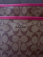 Coach Crossbody Coated Canvas Bag