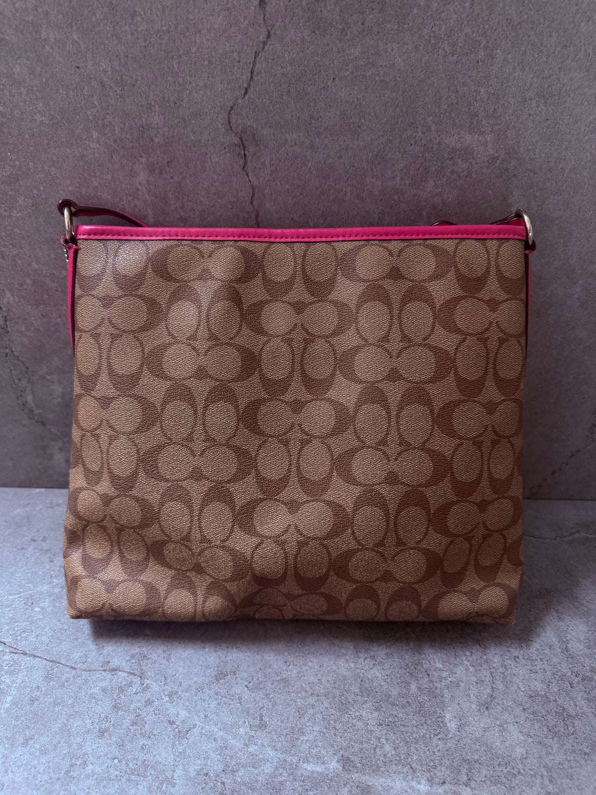 Coach Crossbody Coated Canvas Bag