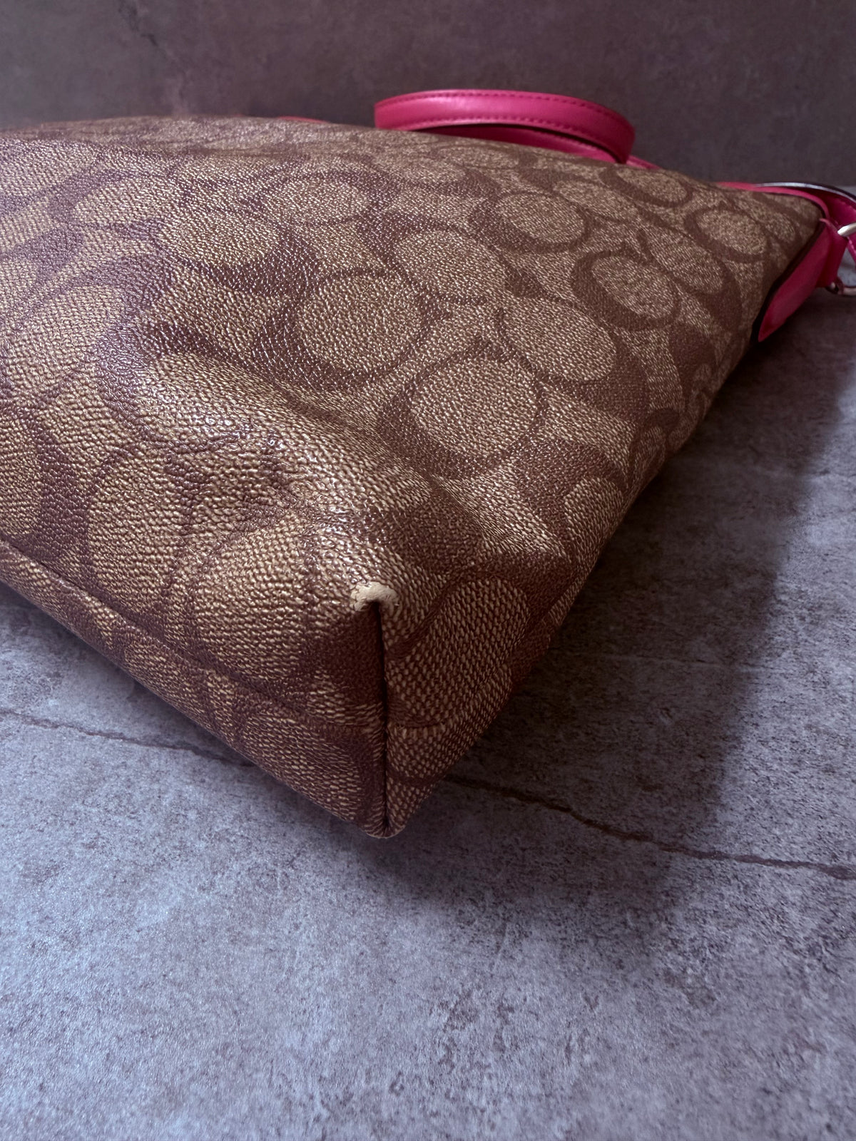 Coach Crossbody Coated Canvas Bag