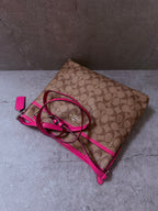 Coach Crossbody Coated Canvas Bag