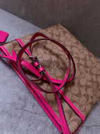 Coach Crossbody Coated Canvas Bag